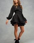 Black Aubree Mini Dress
