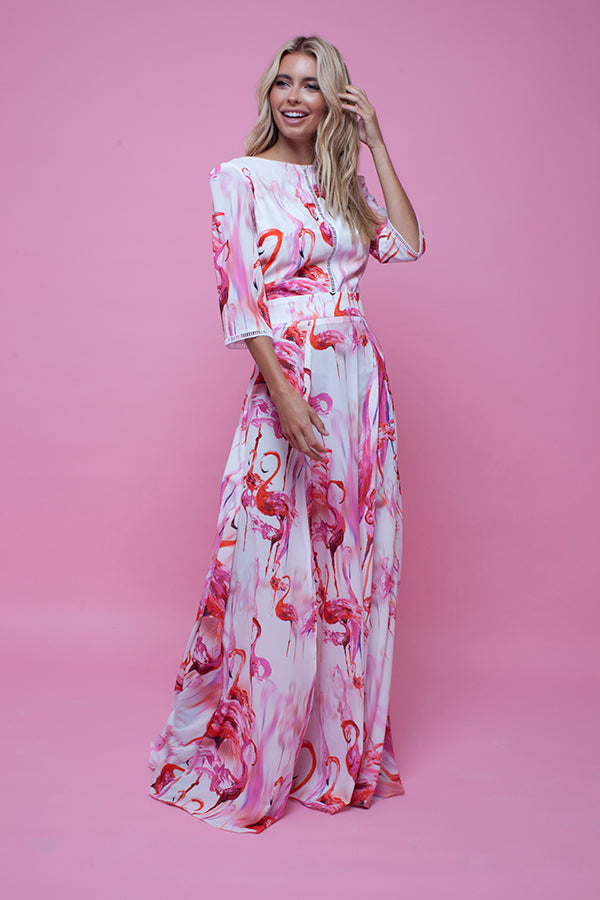 Flamingo cocktail outlet dress