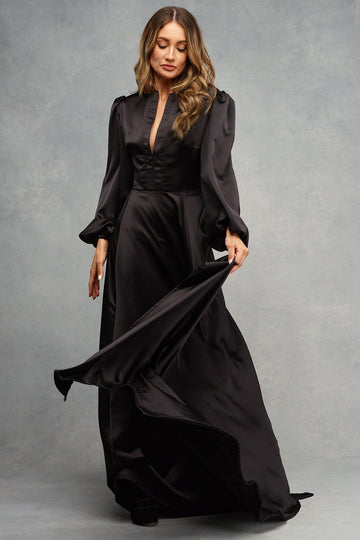 Kamila Maxi Dress Black size 10