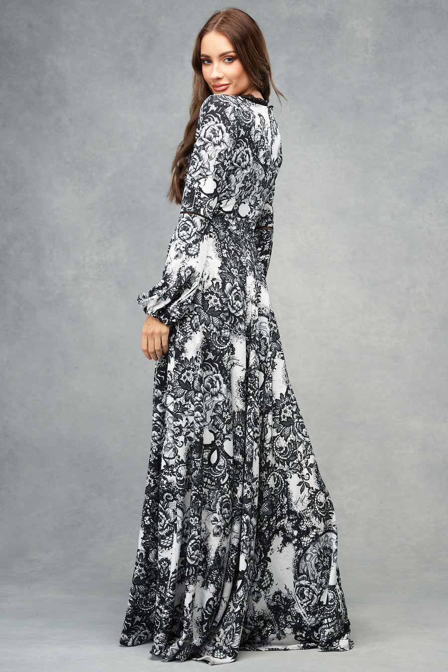 Athena Maxi Long Dress Lucid Lace Lovers