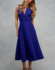 Nova Midi Dress Royal Blue - Ready To Ship -Size 6,12