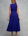 Nova Midi Dress Royal Blue - Ready To Ship -Size 6,12