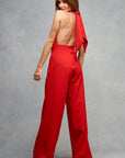 Tia Trouser Jumpsuit Ruby Red