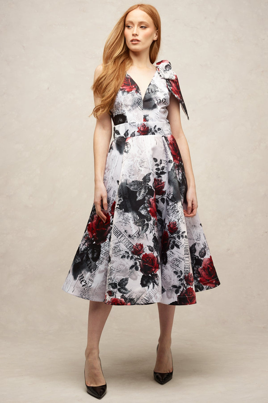 Melanie Midi Dress Rose Romance size 8