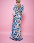Maddison Maxi Long Dress Hummingbird Print