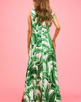 Palm Perfection Justina Maxi Long Dress