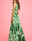 Palm Perfection Justina Maxi Long Dress