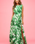 Palm Perfection Justina Maxi Long Dress