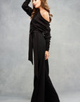 Vogue Jumpsuit Midnight Black - rebeccarhoades.com
