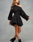 Black Aubree Mini Dress