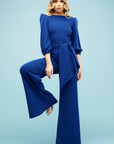 Eleanor Multiway Trouser suit Bold Blue - rebeccarhoades.com