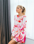 Sadie Swing Dress Flamingo Fancy - rebeccarhoades.com