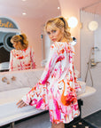 Sadie Swing Dress Flamingo Fancy - rebeccarhoades.com