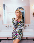 Miley Mini Dress Solar Leopard - rebeccarhoades.com